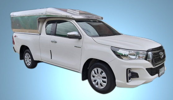 รถกระบะให้เช่า : กระบะแค็บ Toyota Revo  4X2 Z-edition เกียร์ออโต้ หลังคาตู้ทึบทรงเตี้ย