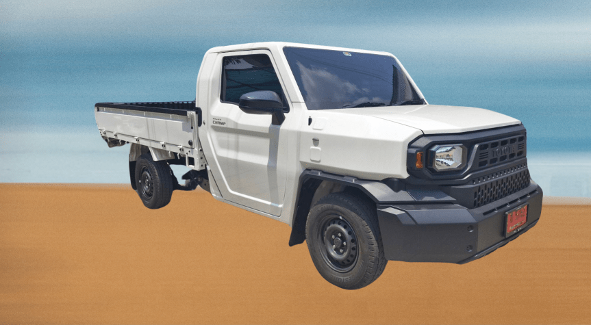 รถกระบะให้เช่า : รถกระบะตอนเดียว พื้นเรียบ Toyota Hilux  Champ ช่วงยาว เกียร์อัตโนมัติ 6&nbsp;สปีด